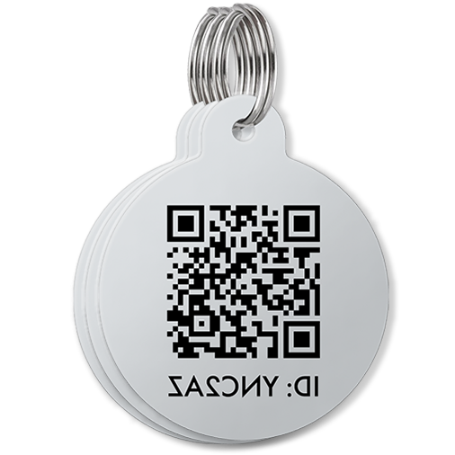 3-Pack Black Anodized QR Tags