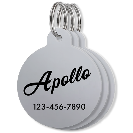 3-Pack Black Anodized QR Tags
